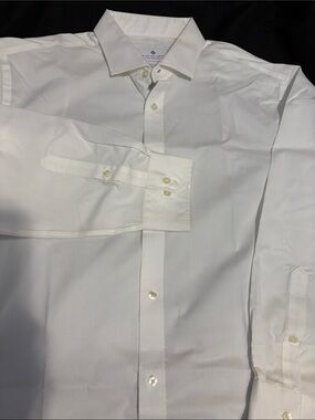 Ryan Seacrest Distinction White Long-Sleeve Dress Shirt
